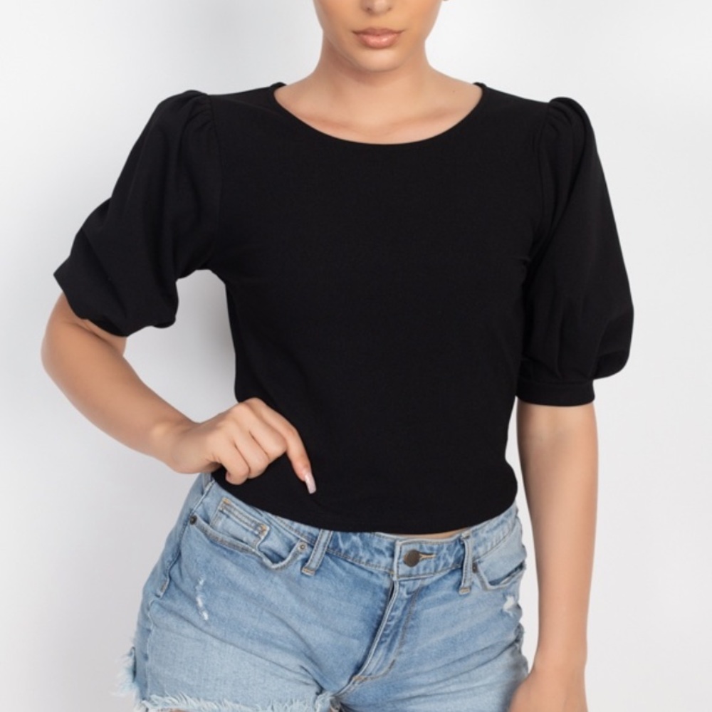 Wonder Women Ballon Sleeve Top